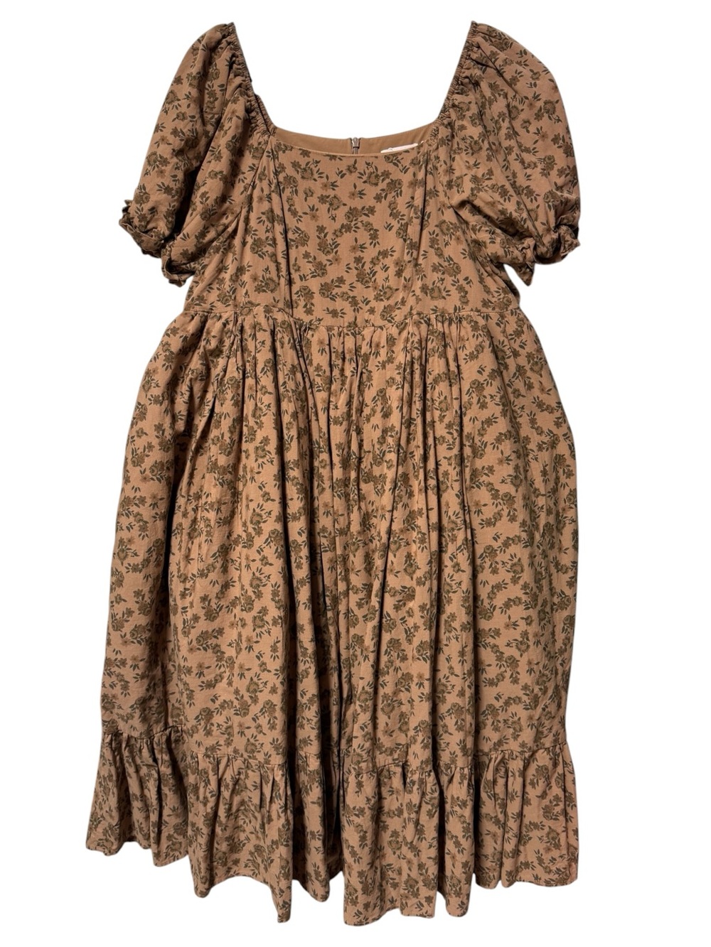 NWOT Ivy City & Co Coco Brown Floral Dress XL - Picture 2 of 8